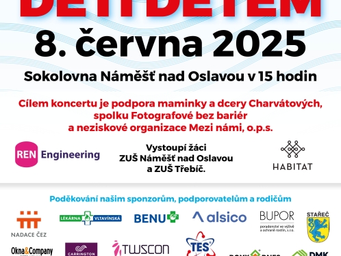 Benefiční koncert Děti dětem 2025 je zde!