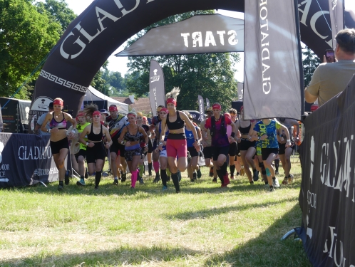 Tropický Gladiator Race mezi památkami