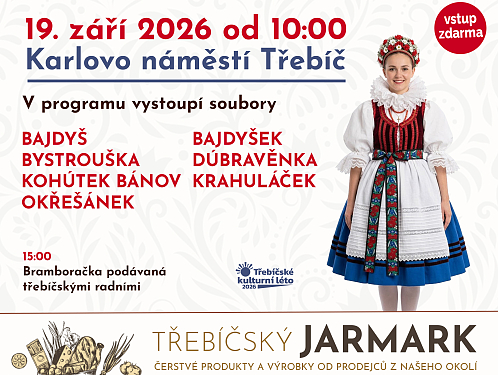 Třebíčské Bramborobraní nabídne folklor, bramboračku i burčák