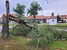 Supercela nad Třebíčskem: Ničivá bouře zanechala spoušť