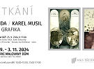Galerie Malovaný dům představí práce vynikajících grafiků - SETKÁNÍ Jiřího Brázdy a Karla Musila