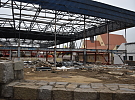 Ze zimního stadionu už stojí jen konstrukce
