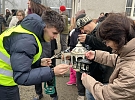 Betlémské světlo rozzářilo jemnické nádraží