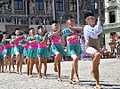 Mažoretky Cheerladies Třebíč rozzářily Karlovo náměstí