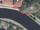 Uzavírka lávky v Hasskově zahradě