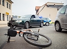 Řidička přehlédla cyklistu a došlo ke srážce