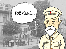 Červen 1928 ve Štěměchách a Předíně:  Slyšeli jste to? Přijede Masaryk!